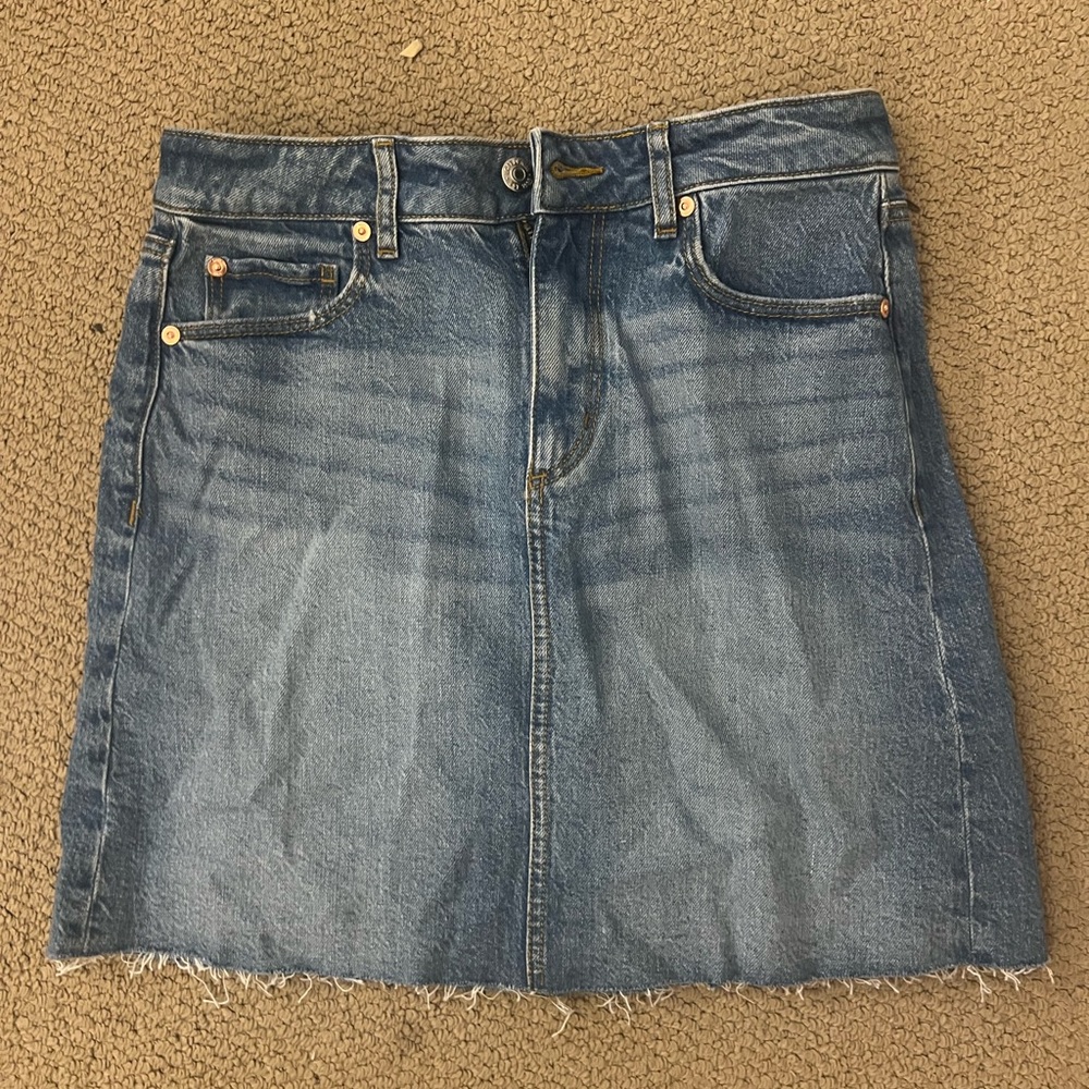 Loft Jean Skirt